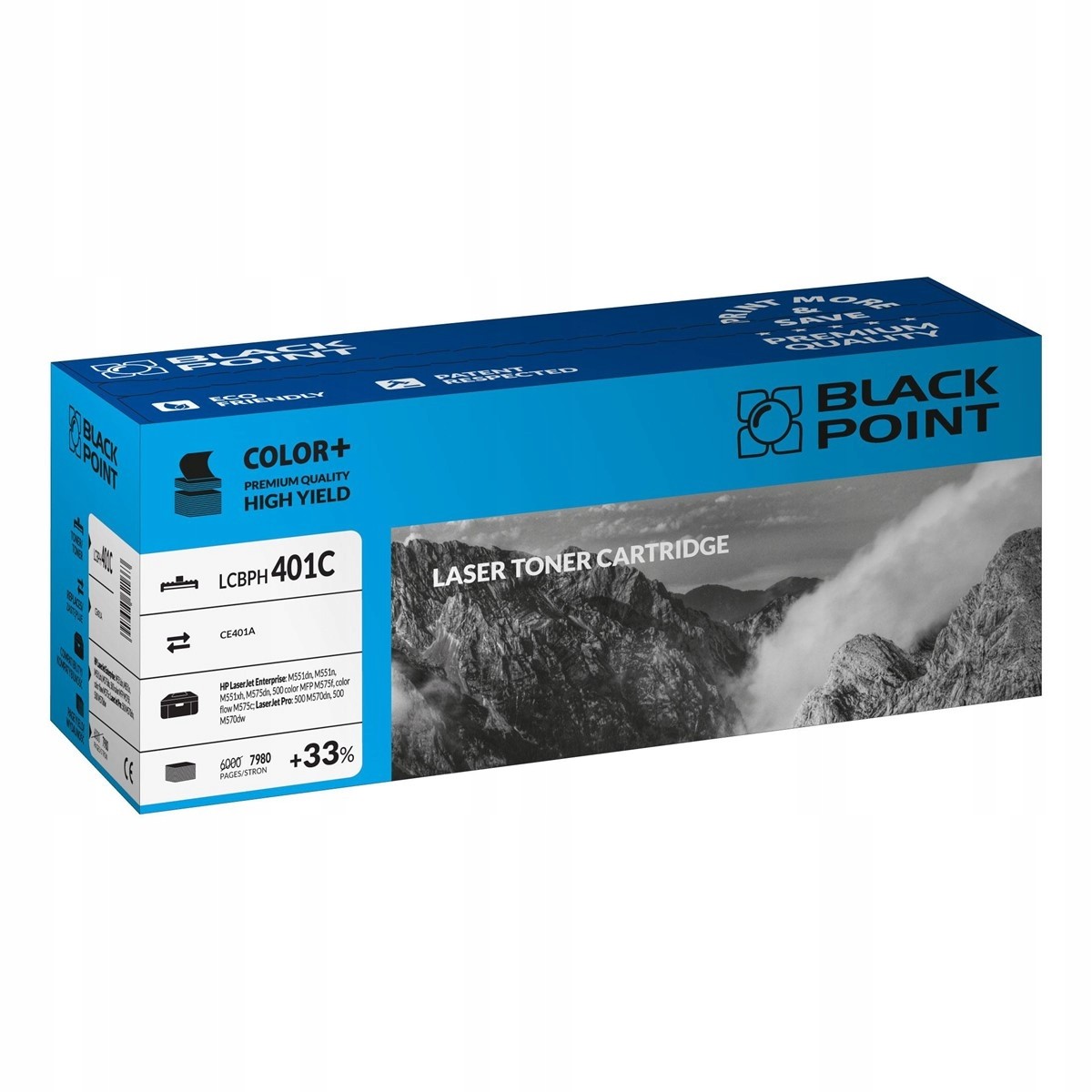 Toner Cyan pro Hp LaserJet Enterprise M575dn M551n