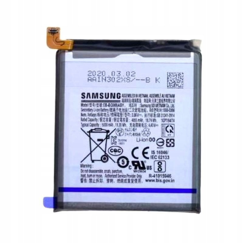 Baterie Samsung S20 Ultra G988 EB-BG988ABY Originál