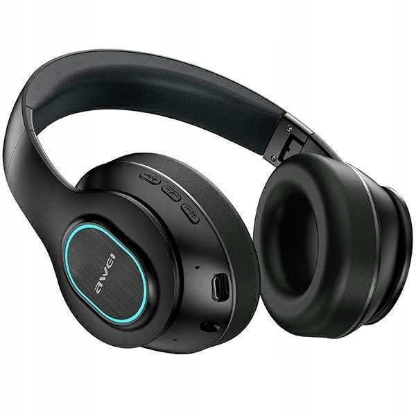 Awei Bluetooth sluchátka přes uši A100BL černá/bla