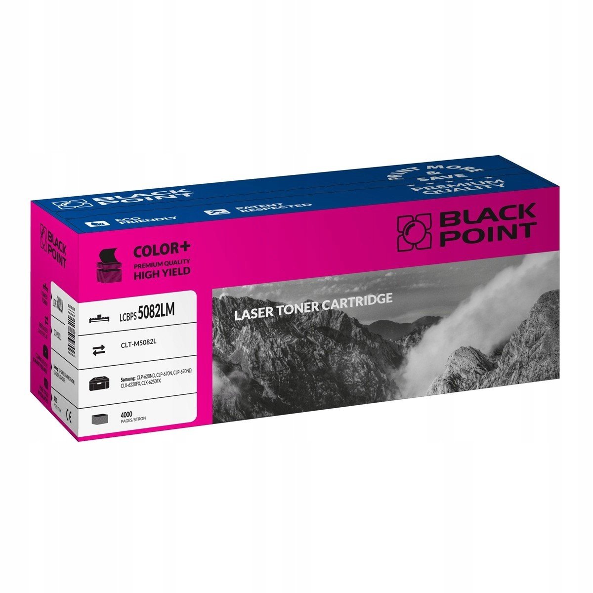 Purpurový Toner Pro Samsung CLP-620ND CLP-670N Zánovní