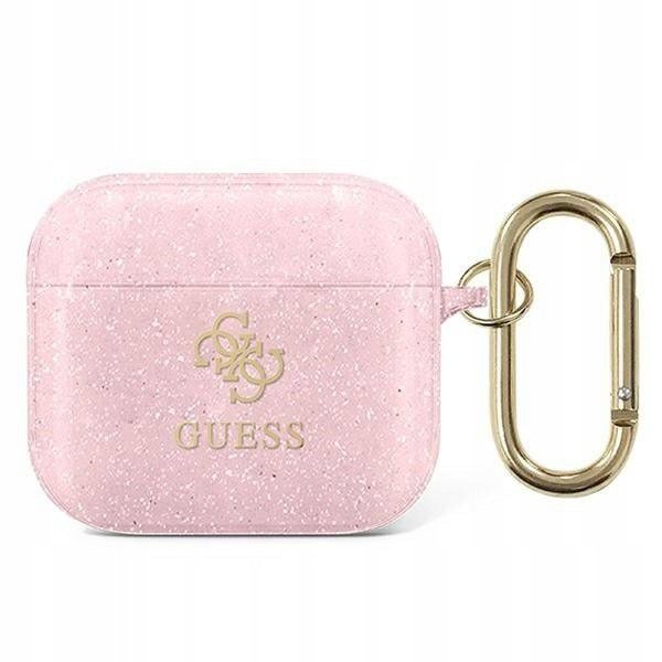 Guess 4G Glitter Airpods 3 pouzdro (růžové)