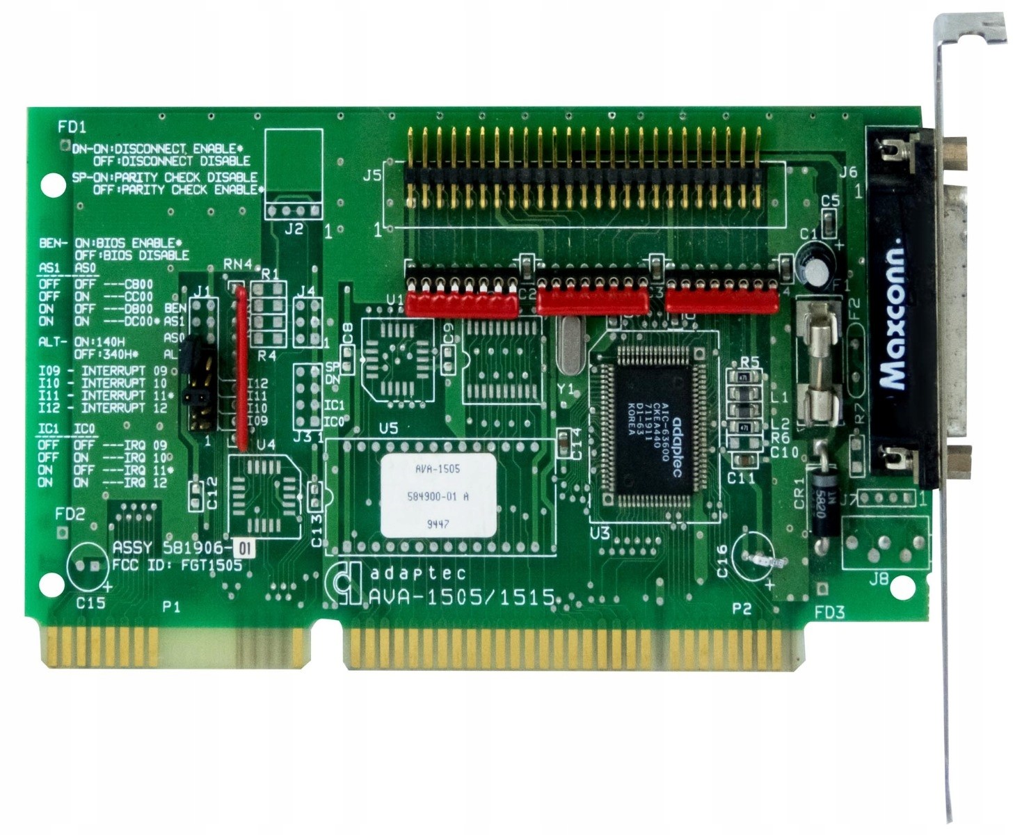 Adaptec AVA-1505/1515 Scsi DB25 Isa