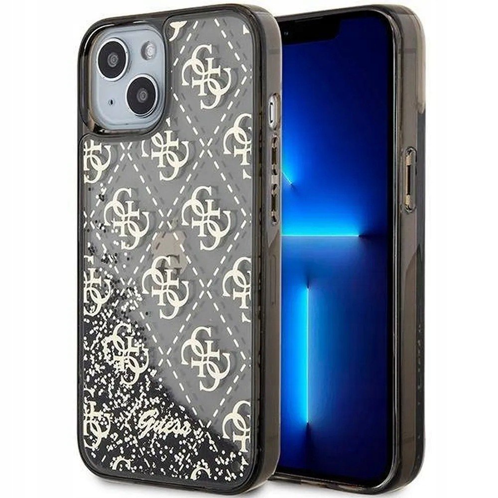 Guess Liquid Glitter Transculent 4G obal na iPhone