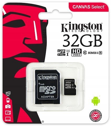 Karta Kingston Canvas Plus 32 Gb micro Sdhc 100 MB/s