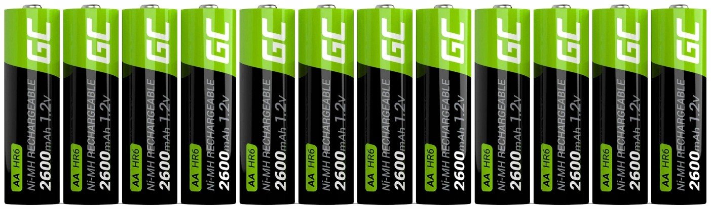 12x Aaa R3 Green Cell 950 mAh baterie