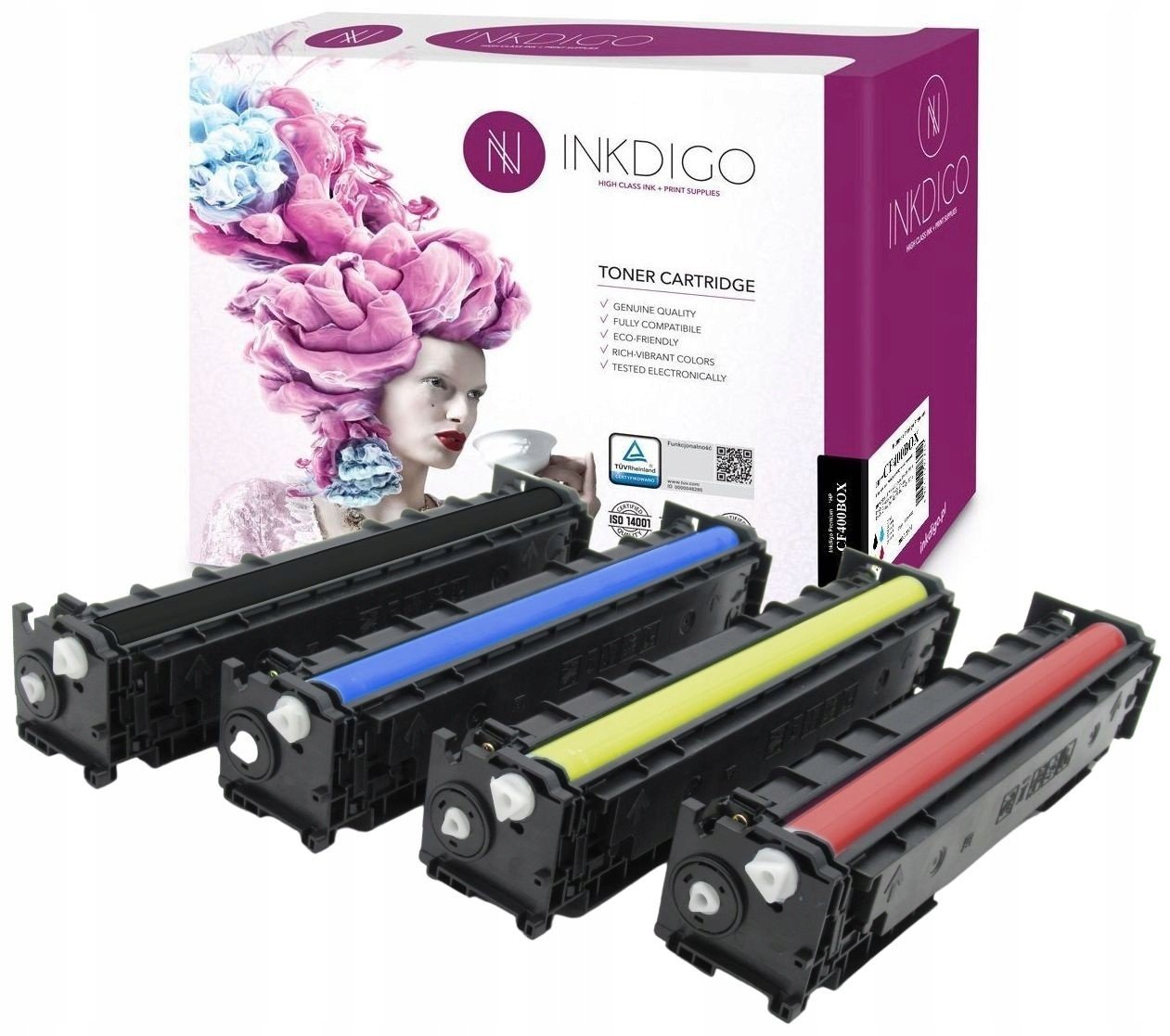 4x Nový Toner pro Hp Laserjet Pro Mfp M277DW CF400X