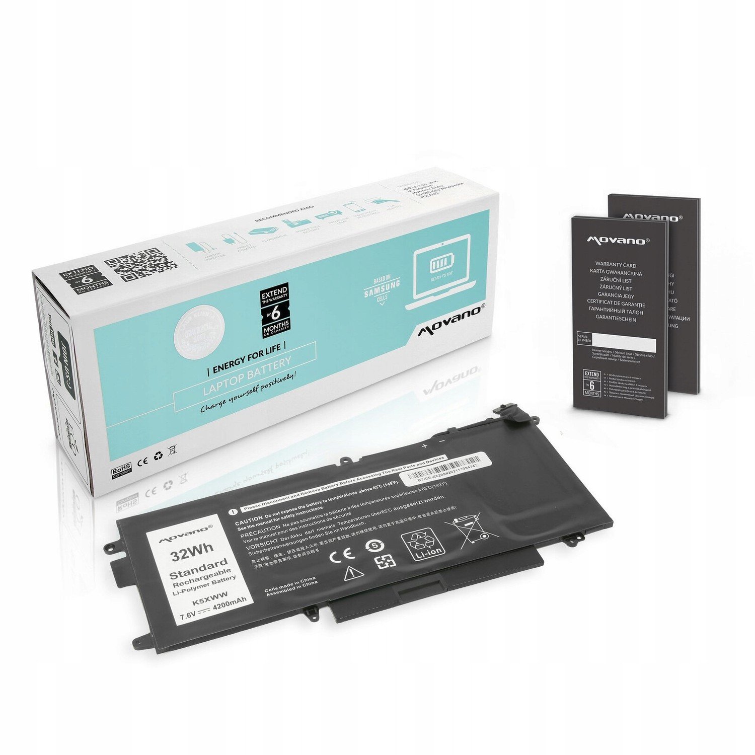 Baterie P29S001 pro Dell Latitude 7,4V/7,6V 4200mAh