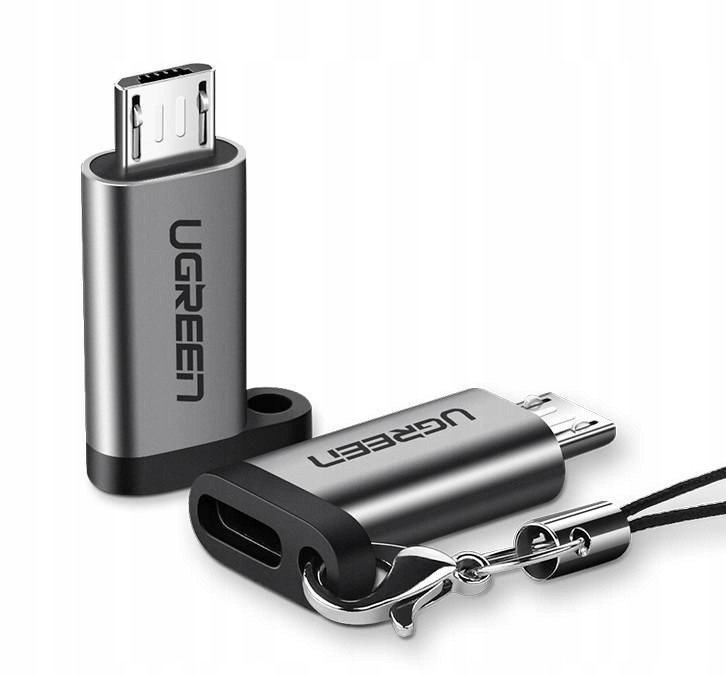 Ugreen adaptér z Usb Typu C na micro Usb šedý