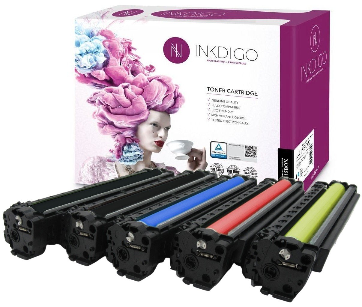 5x Toner do tiskárny Samsung Xpress SL-C1810W Cmyk