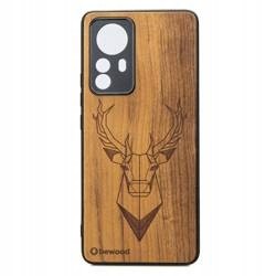 Dřevěné Pouzdro Na Xiaomi 12 12X Jelen Imbuia