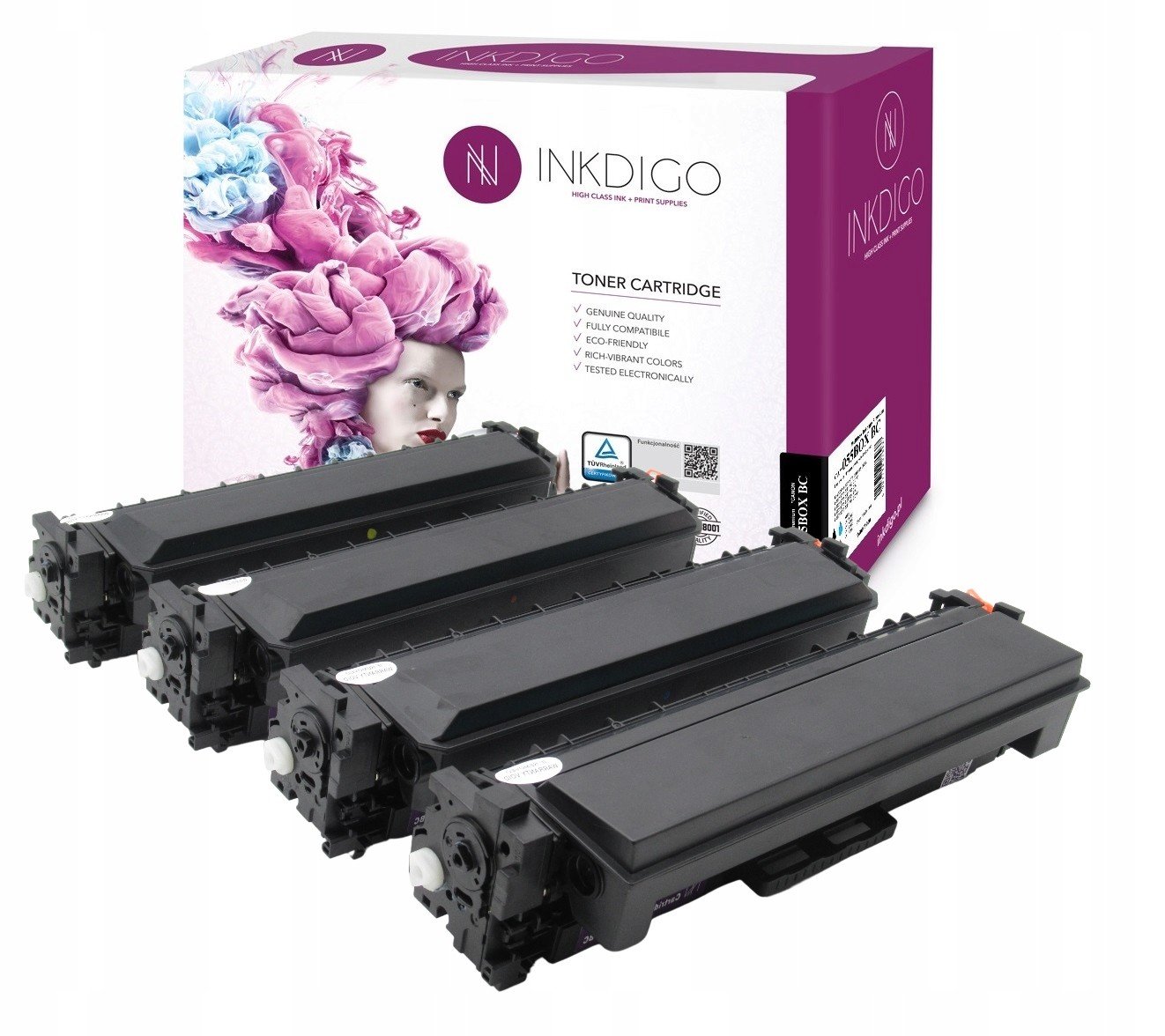 4x Toner Do Canon MF746CX LBP663 CRG055 Set