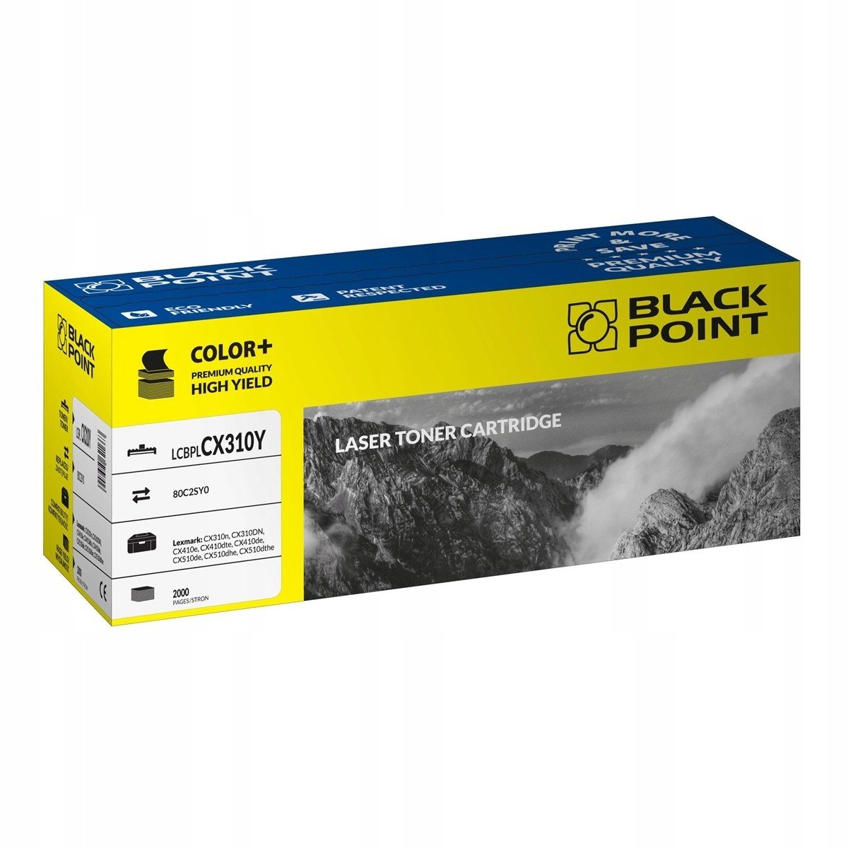 Toner Yellow Pro Lexmark CX310N CX310DN CX410E Nový