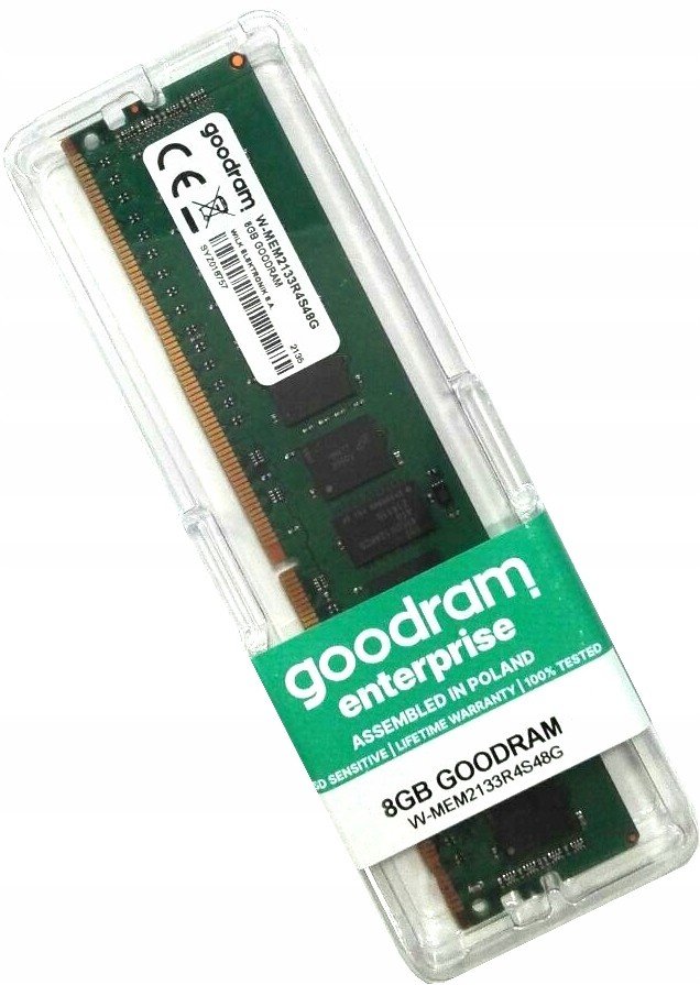 Paměť 8GB DDR4 DIMM Goodram 2133 17000 Ecc-reg