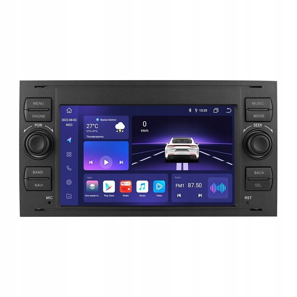 Rádio 2DIN Android Ford Focus 2 4 64GB Dsp Carplay