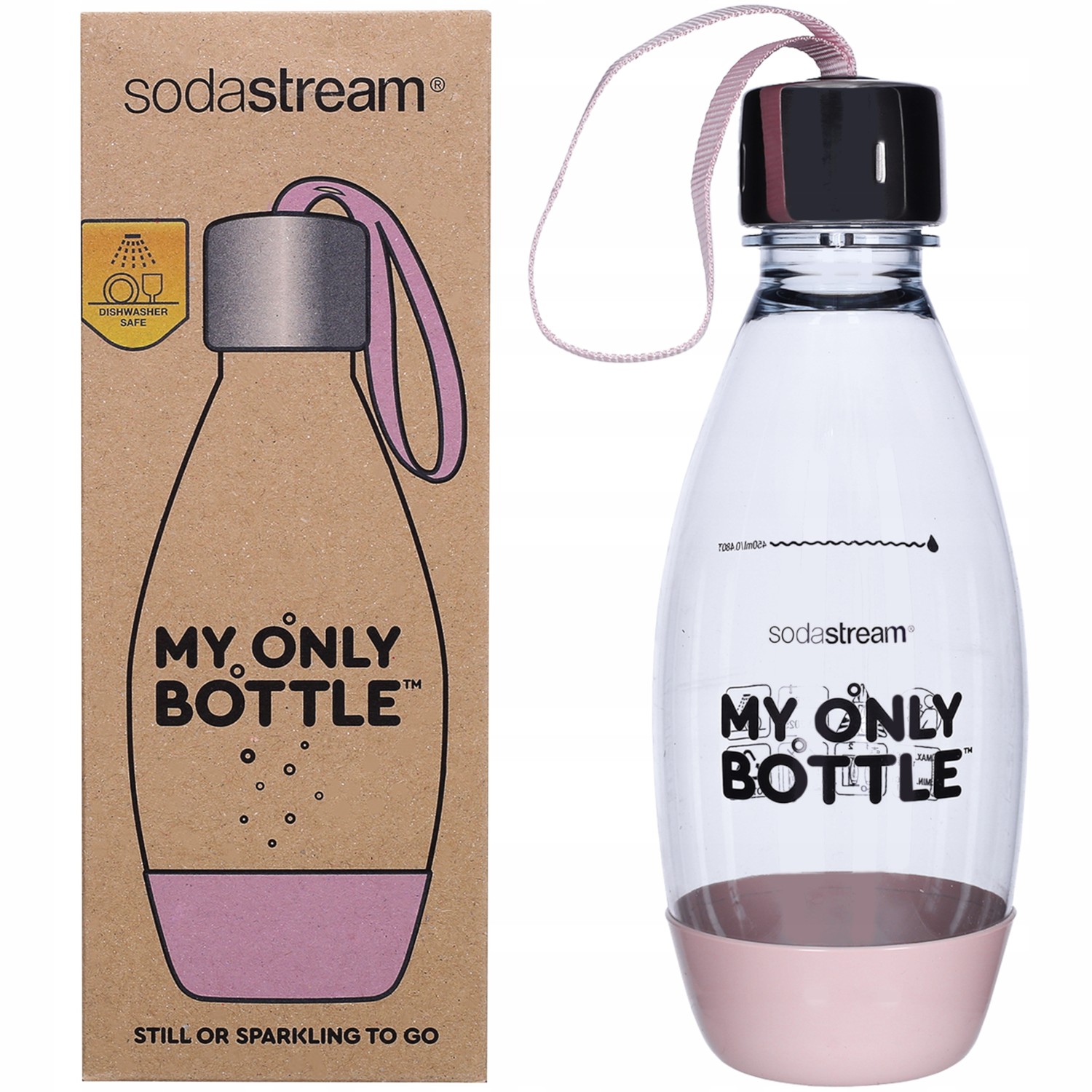 Láhev sodastream My Only Bottle 0,5L Růžová