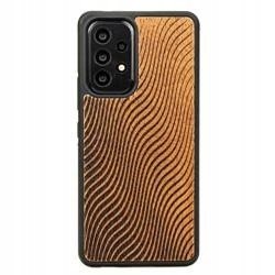 Dřevěné Pouzdro Na Samsung Galaxy A73 5G Vlny Case