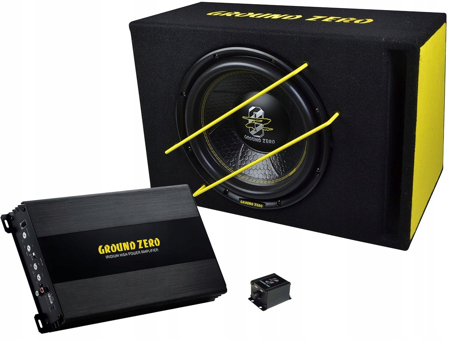 Ground Zero Gzib 12SPL Bass Kit 1000W audio set