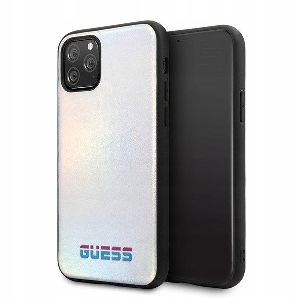 Originální pouzdro pro Iphone 11 Pro Guess stříbrné