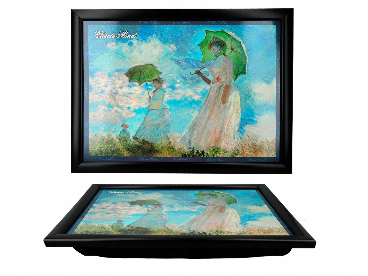 Stojan na notebook C. Monet, Žena s Paraso