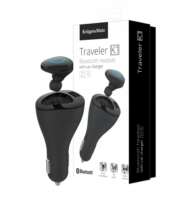 Bluetooth sluchátka KrugerMatz Traveler Nabíječka