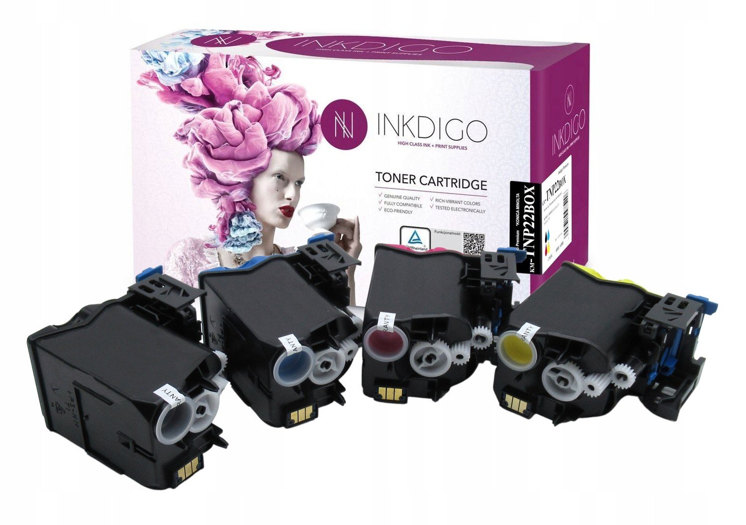 Sada tonerů pro Konica Minolta Bizhub C35 C35P