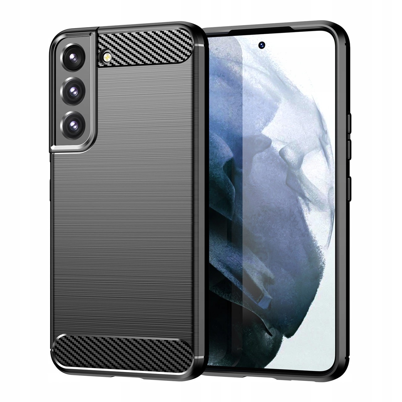 Carbon Case pouzdro Samsung Galaxy S23+ flexibilní si