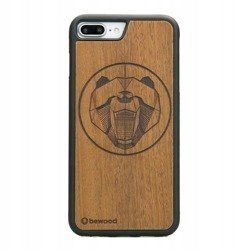 Dřevěné Pouzdro Pro Iphone 8/7 Plus Medvěd Case