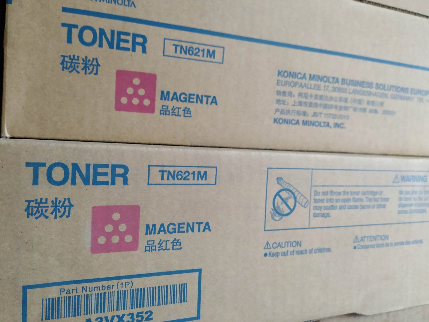 Toner Minolta C71HC TN621 TN-621 A3VX352 C1060