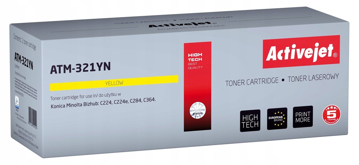 Toner Activejet ATM-321YN (náhrada Konica Minolt