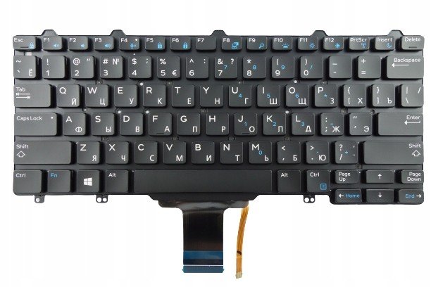 Pl Originální Klávesnice Dell E5250 E7250 Nsk-lmabc
