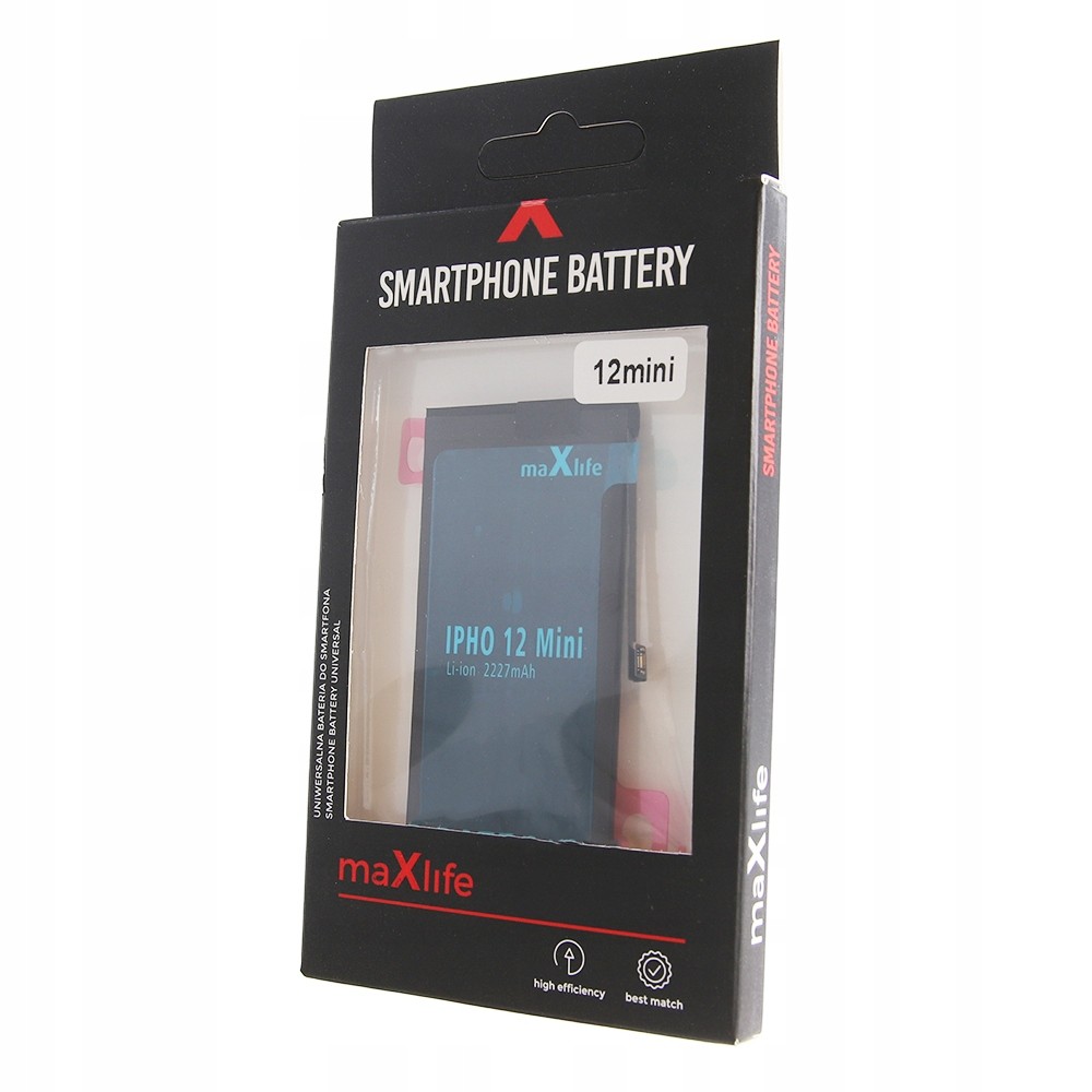 Baterie Maxlife pro iPhone 12 Mini 2227mAh