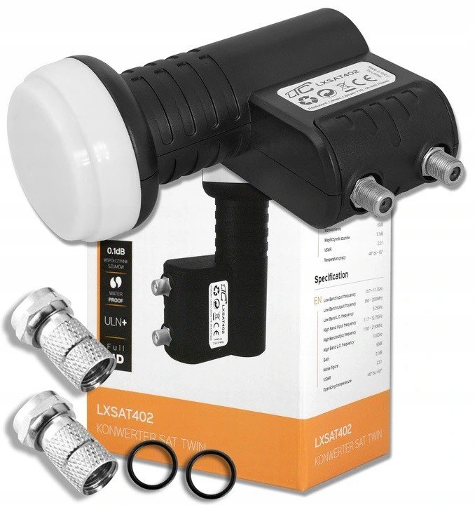 Převodník Sat Twin Full Hd 4K Digitální Polsat Nc+