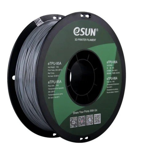 Filament eSun eTPU-95A Šedá 1KG
