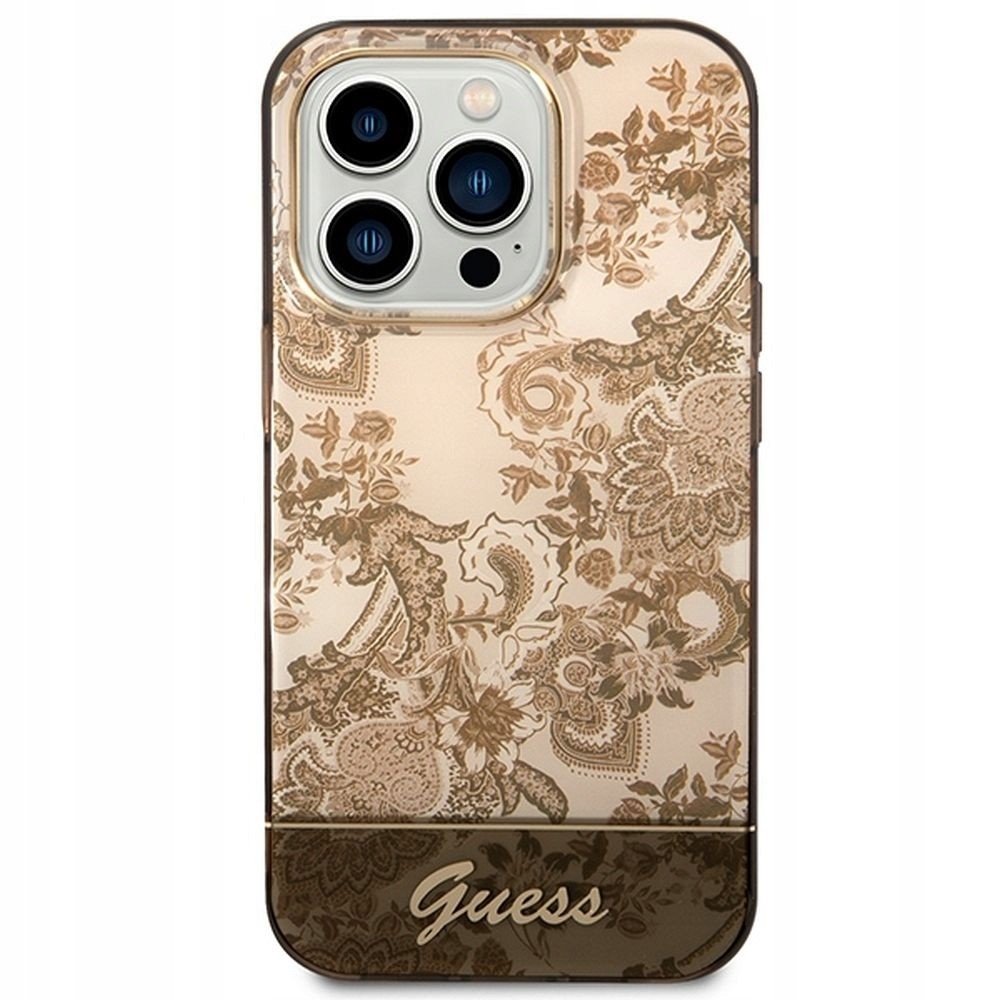Originální pouzdro Iphone 14 Pro Guess Hardcase Porce