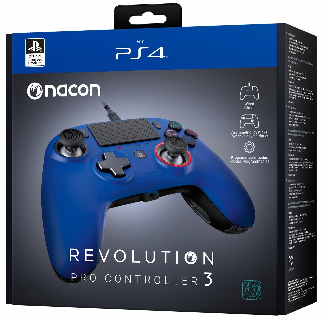 Nacon PS4 Pad Revolution Pro Controller 3 Modrá