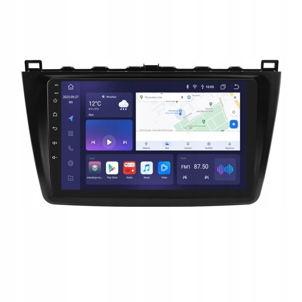 Navigace Android Mazda 6 II 4/64GB Dsp Carplay