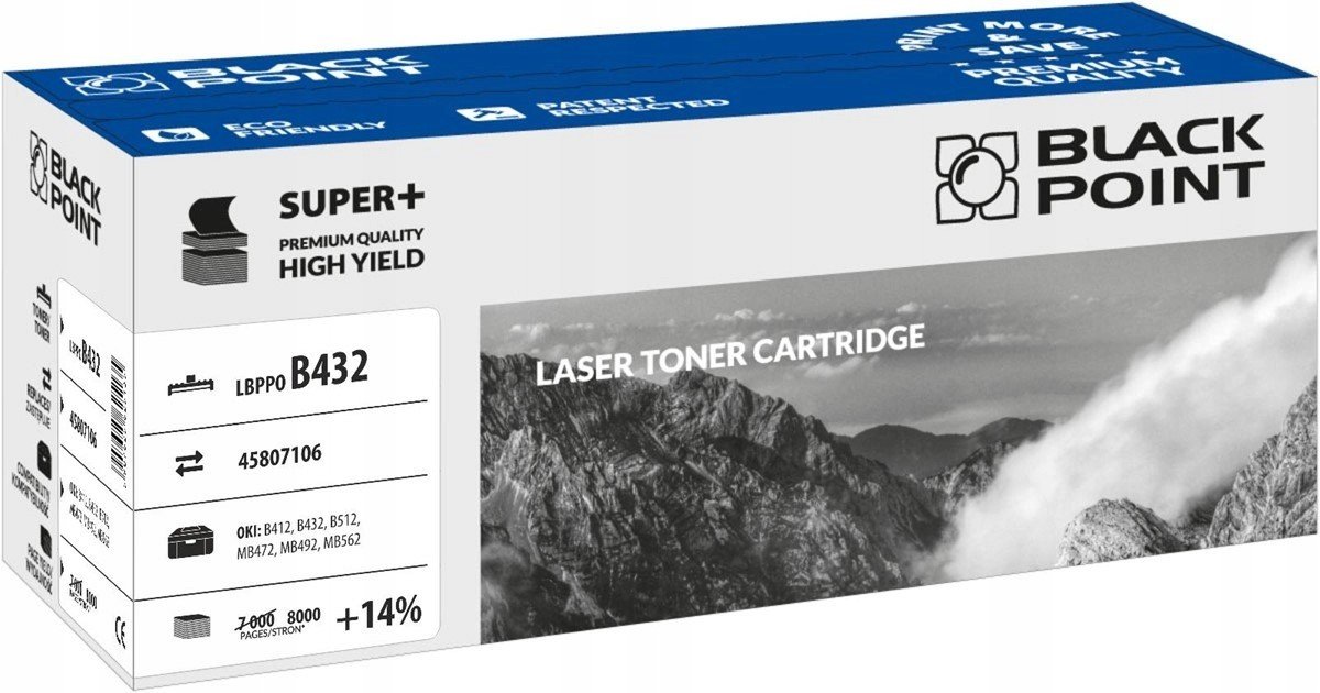 Toner Pro Oku B412DN B432DN B512DN MB472DNW MB492DN