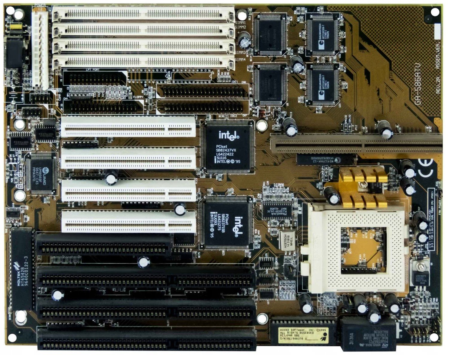 Gigabyte GA-586ATV REV.2A Socket 7 Simm Isa Pci