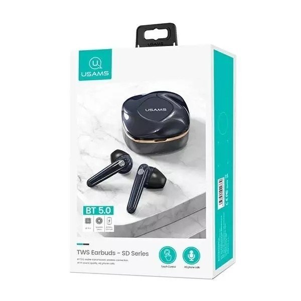 Bluetooth 5.0 sluchátka Usams Tws Sd series bez rukávů