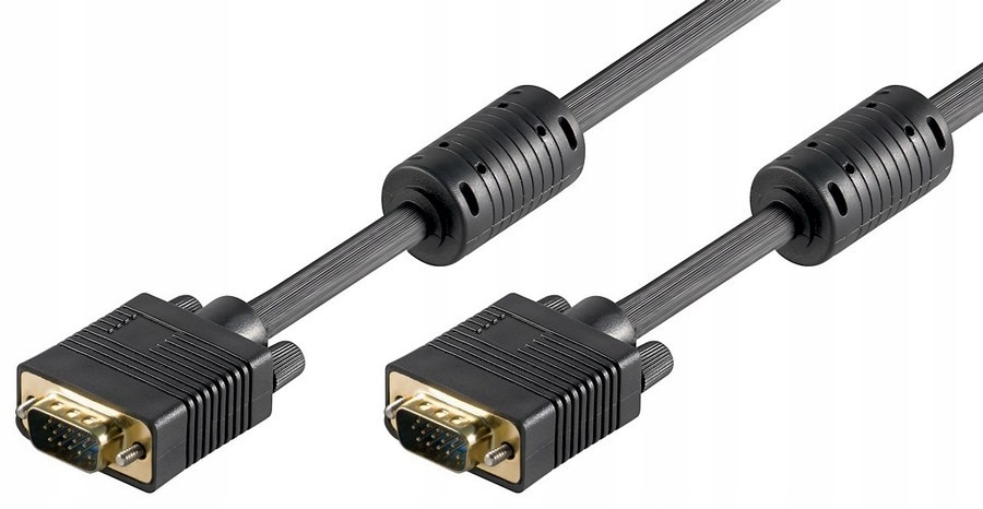 Vga kabel Goobay M/M Gold černý 20m