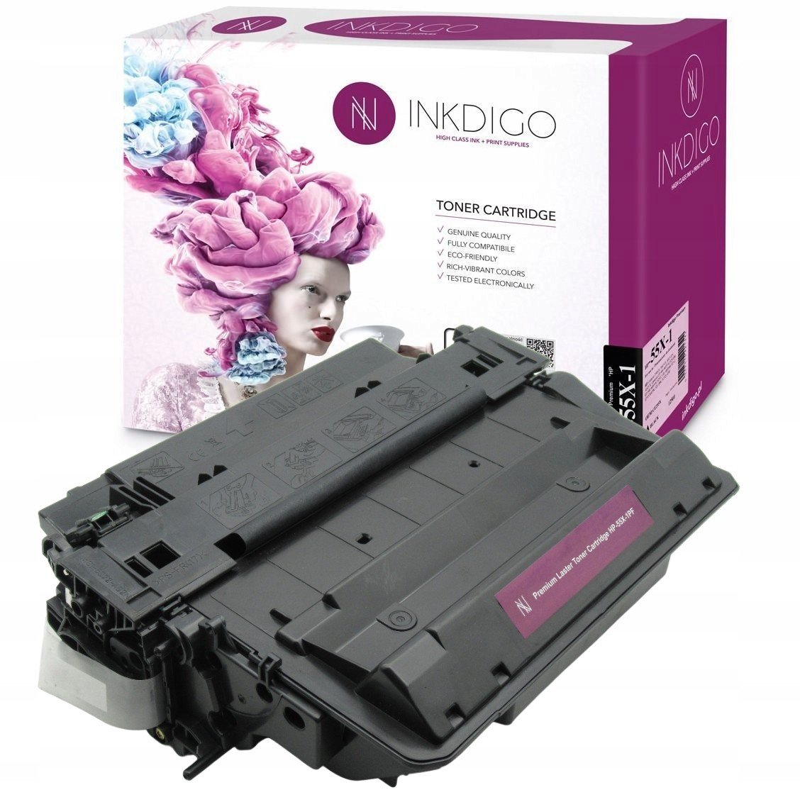 Inkdigo Tuv Toner Pro Hp 55X CE255X P3015 M521 M525