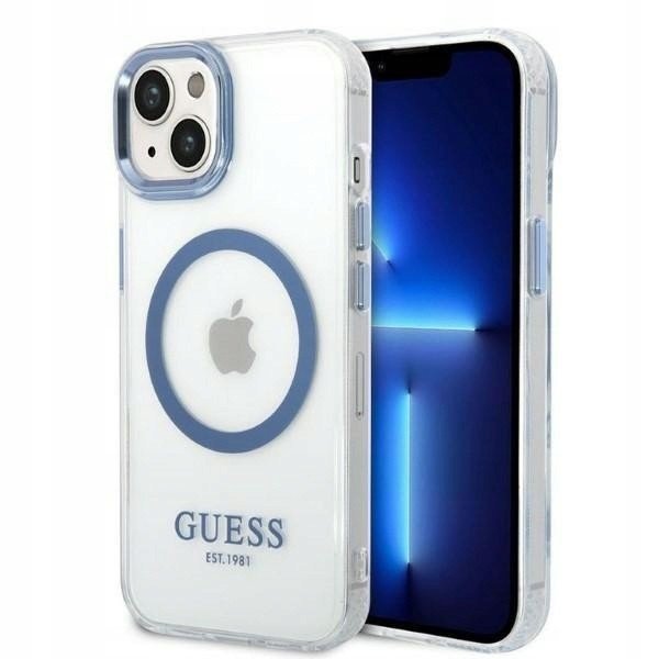 Guess Case MagSafe pouzdro pro iPhone 14 Plus Záda