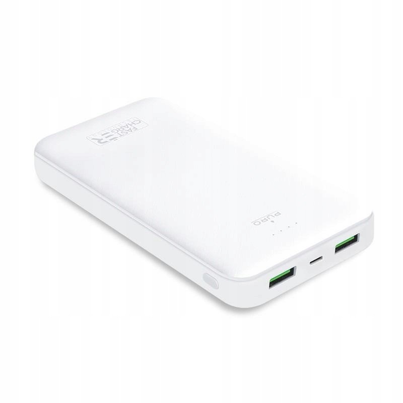 Puro White Fast Charger Power Bank Power banka pro