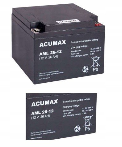 Fotowoltaika Alarm Aml 26-12 12V 26Ah