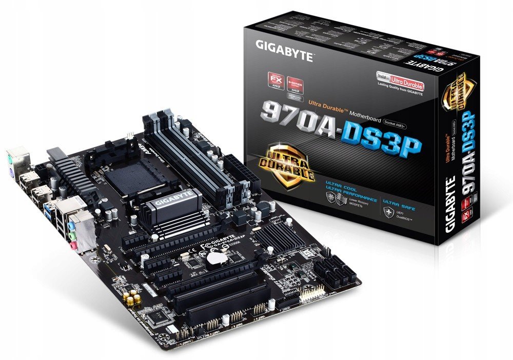 Nová základní deska Gigabyte GA-970A-DS3P Atx AM3+