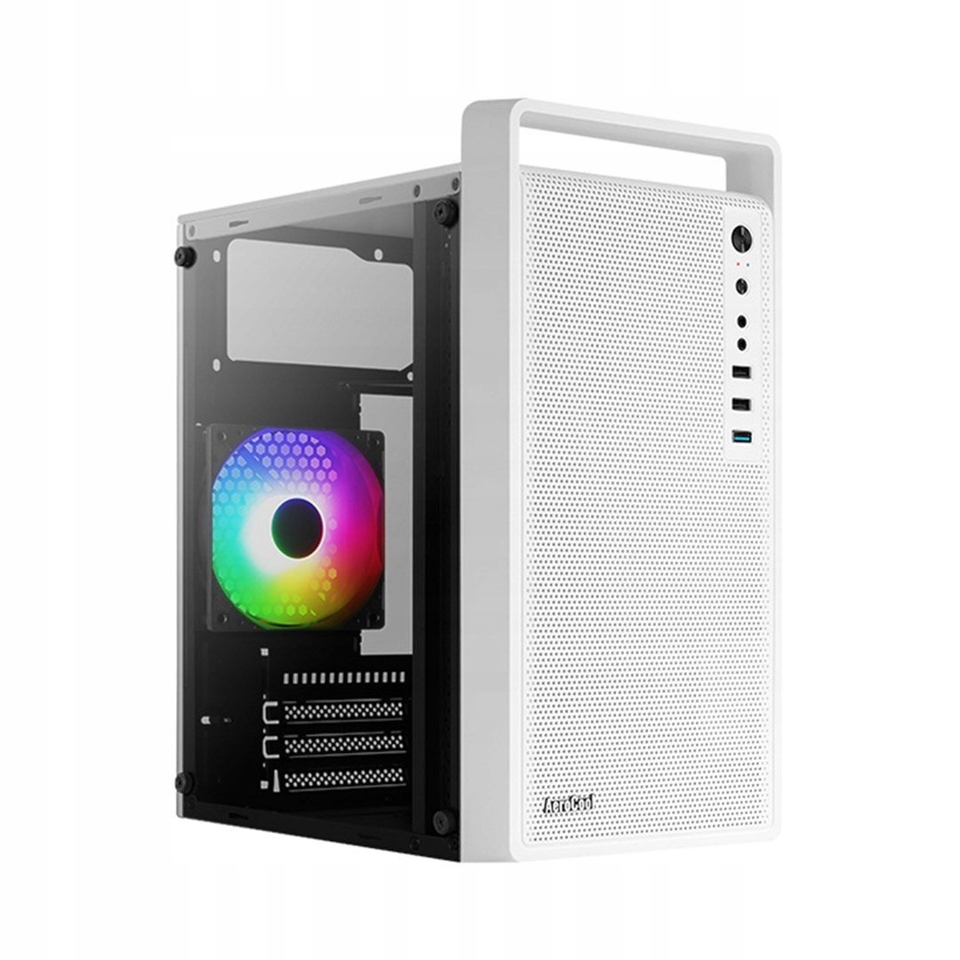 Skříň Aerocool Pgs CS-109-G-BK-v1 Frgb bílá