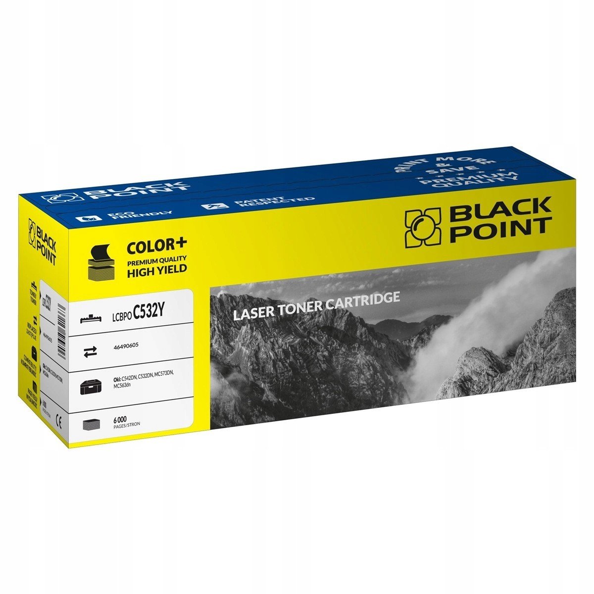 Toner do tiskárny Oki MC363DN C332DN Yellow Nový