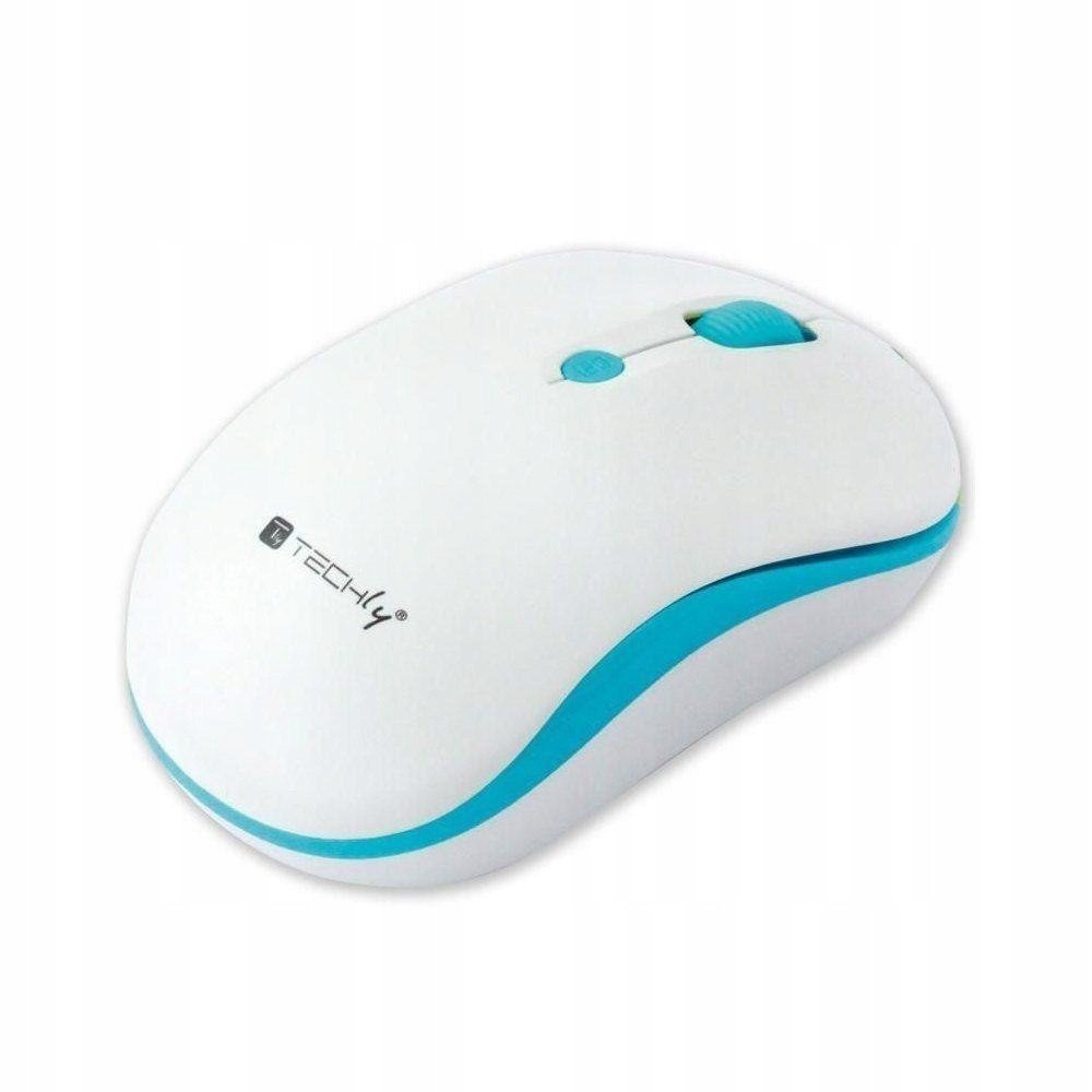 Bezdrátová myš Techly 1600dpi optická bílá-n