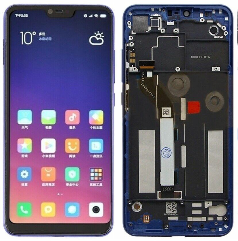 LCD displej Ekran Doplněk Xiaomi Mi8 lite Ramka