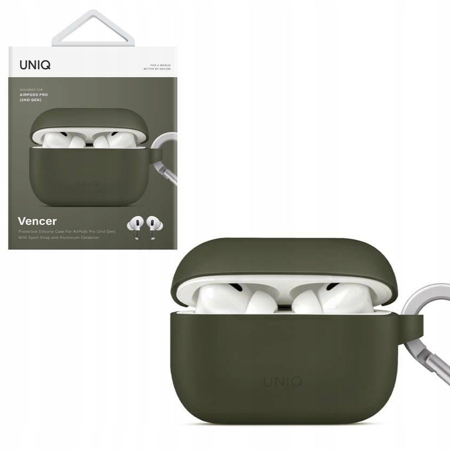 Uniq Vencer pouzdro pro AirPods Pro 2 gen. Silicone